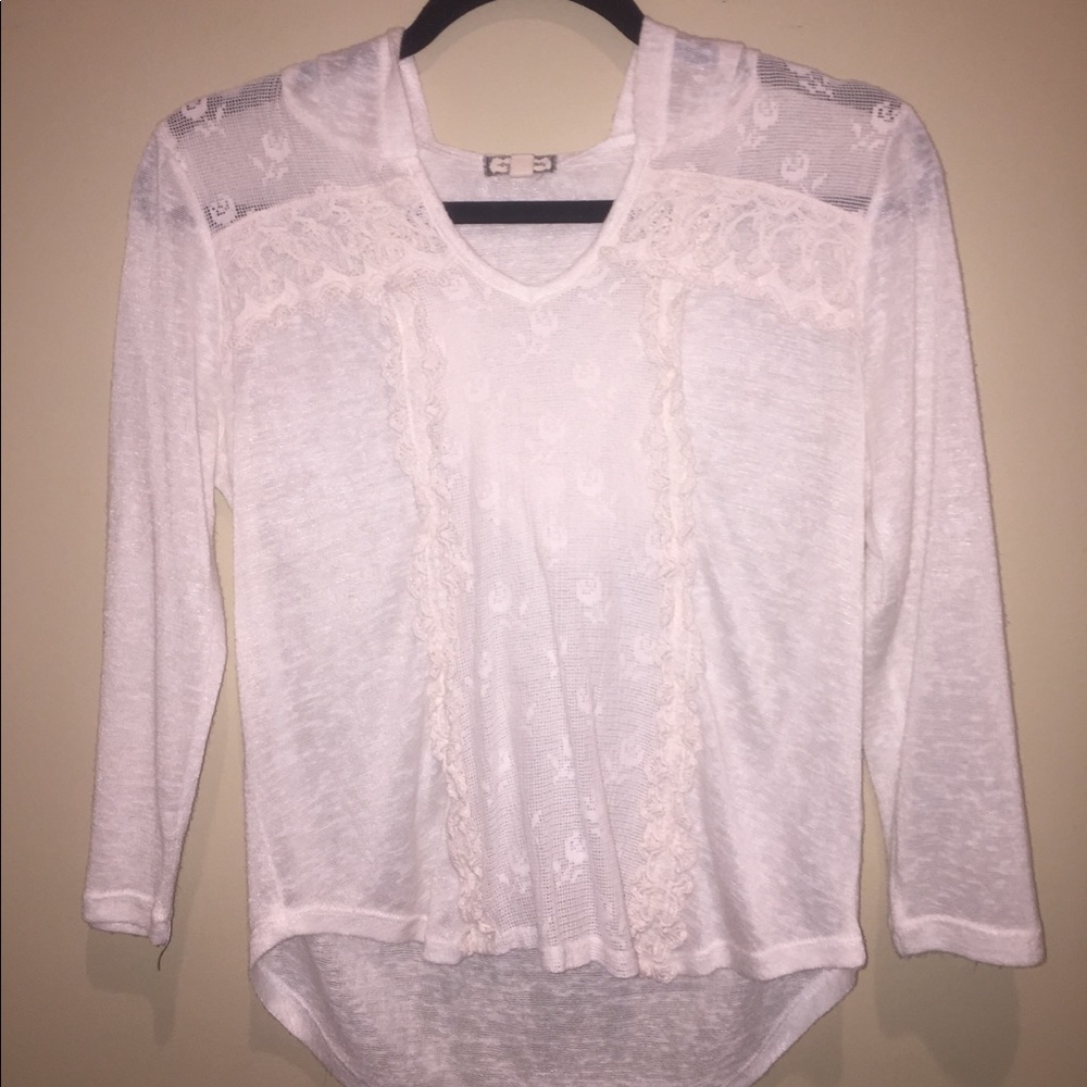 bohemian hooded shirt